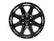 Pro Comp Wheels 63 Series Recon Satin Black Milled 6-Lug Wheel; 17x9; -6mm Offset (10-24 4Runner)