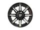 4Play 4P08 Brushed Black 6-Lug Wheel; 20x10; -18mm Offset (22-24 Tundra)