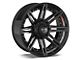 4Play 4P08 Brushed Black 6-Lug Wheel; 20x10; -18mm Offset (22-24 Tundra)