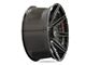 4Play 4P08 Brushed Black 6-Lug Wheel; 20x10; -18mm Offset (22-24 Tundra)