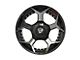 4Play 4P50 Brushed Black 6-Lug Wheel; 20x10; -18mm Offset (05-15 Tacoma)