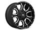 Rough Country 93 Series Matte Black Milled 6-Lug Wheel; 20x9; 0mm Offset (03-09 4Runner)