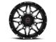 Wicked Offroad W909 Gloss Black Milled 6-Lug Wheel; 20x10; -24mm Offset (10-24 4Runner)