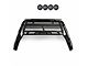 Warrior Roll Bar with 5.30-Inch Black Round Flood LED Lights; Black (07-24 Tundra)