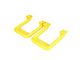 Carr Hoop II Side Step; Safety Yellow (05-21 Frontier)