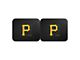 Molded Rear Floor Mats with Pittsburgh Pirates Logo (Universal; Some Adaptation May Be Required)