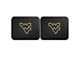 Molded Rear Floor Mats with West Virginia University Logo (Universal; Some Adaptation May Be Required)