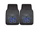 Vinyl Front Floor Mats with University of Memphis Logo; Black (Universal; Some Adaptation May Be Required)