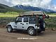 Barricade Roof Rack; Textured Black (07-18 Jeep Wrangler JK 4-Door)