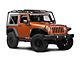 Barricade Roof Rack; Textured Black (07-18 Jeep Wrangler JK 2-Door)