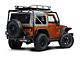 Barricade Roof Rack Basket; Textured Black (07-24 Jeep Wrangler JK & JL)