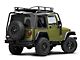 Barricade Roof Rack Basket; Textured Black (87-06 Jeep Wrangler YJ & TJ)