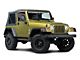 RedRock 3-Inch Round Side Step Bars; Textured Black (87-06 Jeep Wrangler YJ & TJ, Excluding Unlimited)