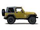 RedRock 3-Inch Round Side Step Bars; Textured Black (87-06 Jeep Wrangler YJ & TJ, Excluding Unlimited)