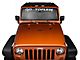 SEC10 Go Topless Windshield Banner; Silver (66-24 Jeep CJ5, CJ7, Wrangler YJ, TJ, JK & JL)