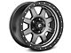 Fuel Wheels Trophy Matte Anthracite with Black Ring Wheel; 17x8.5 (18-24 Jeep Wrangler JL)