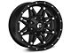 Fuel Wheels Hostage Matte Black Wheel; 17x9 (07-18 Jeep Wrangler JK)