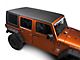 Two-Piece Hard Top; Black (07-18 Jeep Wrangler JK 4-Door)