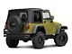 Barricade Double Tubular Rear Bumper; Textured Black (76-06 Jeep CJ, Wrangler YJ & TJ)