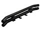 Barricade Double Tubular Rear Bumper; Textured Black (76-06 Jeep CJ, Wrangler YJ & TJ)