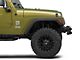 Barricade Double Tubular Front Bumper; Gloss Black (87-06 Jeep Wrangler YJ & TJ)