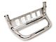 Barricade 3-Inch Bull Bar with Skid Plate; Stainless Steel (10-18 Jeep Wrangler JK)