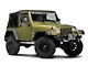 RedRock 3-Inch Round Side Step Bars; Stainless Steel (87-06 Jeep Wrangler YJ & TJ, Excluding Unlimited)