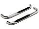 RedRock 3-Inch Round Side Step Bars; Stainless Steel (87-06 Jeep Wrangler YJ & TJ, Excluding Unlimited)