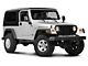 RedRock 3-Inch Side Step Bars; Textured Black (04-06 Jeep Wrangler TJ Unlimited)