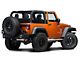 RedRock 3-Inch Round Curved Side Step Bars; Stainless Steel (07-18 Jeep Wrangler JK 2-Door)