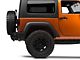 RedRock Rear Double Tube Bumper Guard; Gloss Black (07-18 Jeep Wrangler JK)