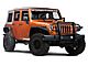 RedRock Grille Guard; Gloss Black (07-18 Jeep Wrangler JK)