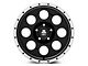 Mammoth 8 Simulated Beadlock Style Black Wheel; 16x8 (87-95 Jeep Wrangler YJ)