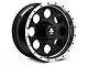 Mammoth 8 Simulated Beadlock Style Black Wheel; 16x8 (07-18 Jeep Wrangler JK)