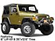 Mammoth 8 Simulated Beadlock Style Polished Wheel; 15x8 (97-06 Jeep Wrangler TJ)