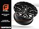 Fuel Wheels Maverick Matte Black Milled Wheel; 17x9 (07-18 Jeep Wrangler JK)