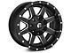 Fuel Wheels Maverick Matte Black Milled Wheel; 17x9 (07-18 Jeep Wrangler JK)