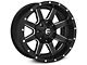 Fuel Wheels Maverick Matte Black Milled Wheel; 18x9; -12mm Offset (18-24 Jeep Wrangler JL)