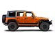 SEC10 Rocker Panel Decal; Matte Black (07-18 Jeep Wrangler JK 4-Door)