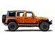 SEC10 Rocker Panel Decal; Gloss Black (07-18 Jeep Wrangler JK 4-Door)