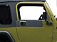 SEC10 BodyShield Door Accent Decal; Textured Black (87-06 Jeep Wrangler YJ & TJ)