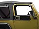 SEC10 Door Accent Decals; Matte Black (87-06 Jeep Wrangler YJ & TJ)