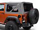 Barricade Locking Fuel Door; Gloss Black (07-18 Jeep Wrangler JK)