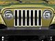 RedRock Grille Inserts; Chrome (97-06 Jeep Wrangler TJ)