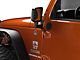 Barricade Side Mirror Relocation Kit; Textured Black (07-18 Jeep Wrangler JK)