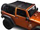 Rugged Ridge Full-Length Eclipse Sun Shade; Black (07-18 Jeep Wrangler JK 2-Door)