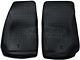 Classic Front Floor Liners; Black (07-13 Jeep Wrangler JK)