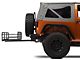 RedRock Hitch Mounted Cargo Rack; 12-Inch XL (07-24 Jeep Wrangler JK & JL)