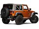 E-Series 3-Inch Nerf Side Step Bars; Black (07-18 Jeep Wrangler JK 2-Door)