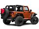 MORryde Spare Tire Jerry Can Holder with Tall Tray (87-18 Jeep Wrangler YJ, TJ & JK)